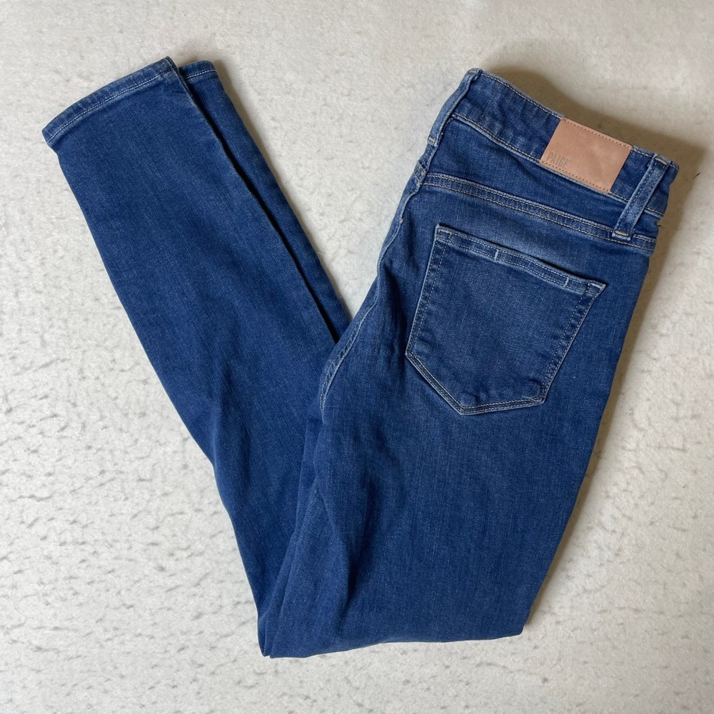 PAIGE Hoxton Ankle High Rise Skinny‎ Jeans Blue Size 26 1767D81-2380